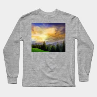 Eagles watch over the Valley Long Sleeve T-Shirt